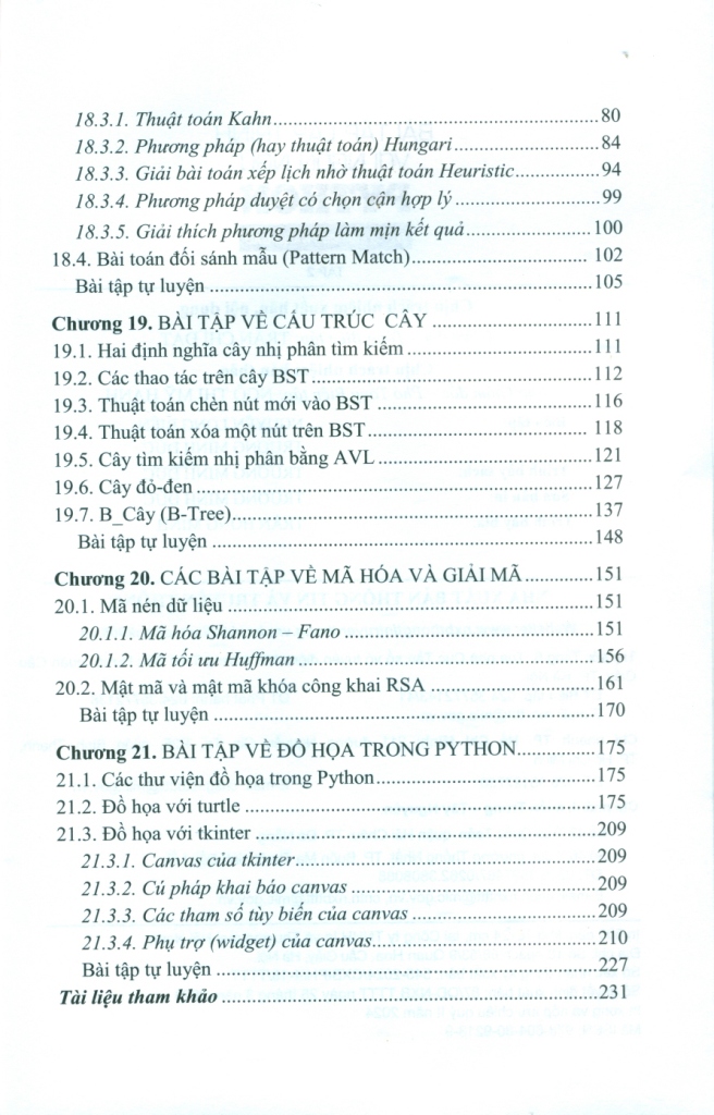 BÀI TẬP LẬP TRÌNH VỚI NGÔN NGỮ PYTHON - TỪ CƠ BẢN ĐẾN NÂNG CAO (Tập 2)